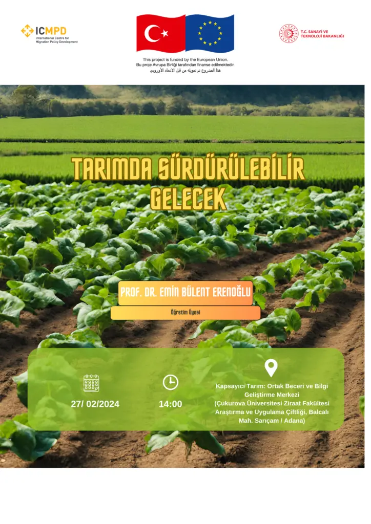 'Tarımda Sürdürülebilir Gelecek' Konulu Seminer ile Tarımda Girişimcilik Seminerleri Devam Ediyor!